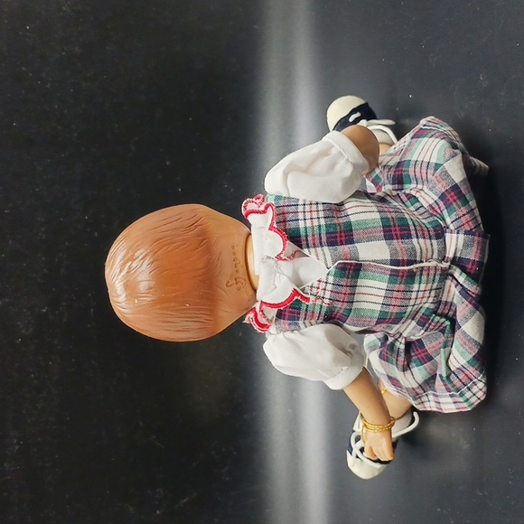 Vintage Effanbee Patsyette 9 Inch Doll (1996)  In School Girl Dress Costume - Picture 5 of 6